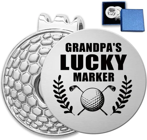 Funny Golf Ball Marker with Magnetic Hat Clip, A Perfect Golf Gift for Men Men,First for New Dad for Husband,Dad,Grandpa,Golf Lovers