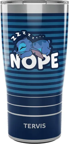 Tervis Traveler - Vaso aislado de triple pared con aislamiento para el 20º aniversario de Disney Lilo and Stitch mantiene las bebidas frías y Acero