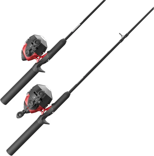 Zebco 202 y 404 - Carretes Spincast y Combos de caña de pescar (paquete de 2), caña de pescar de 2 piezas de 5 pies y 6 pulgadas, tamaño 30 y 40