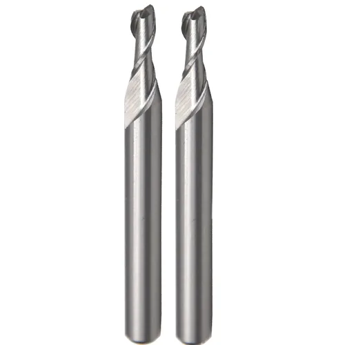 Miniatura 17 de Wokesi Ø5/16''×5/16''SHANK×3-1/2''OAL, extra largo, 4flauta, acero de alta velocidad, pulido completo, cortador de fresado de extremo cuadrado