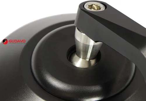 Miniatura 5 de Manillar redondo para motocicleta Retrovisores laterales compatibles con Triumph APRILIA DUCATI HONDA KAWASAKI MOTO GUZZI SUZUKI TRIUMPH YAMAHA Negro