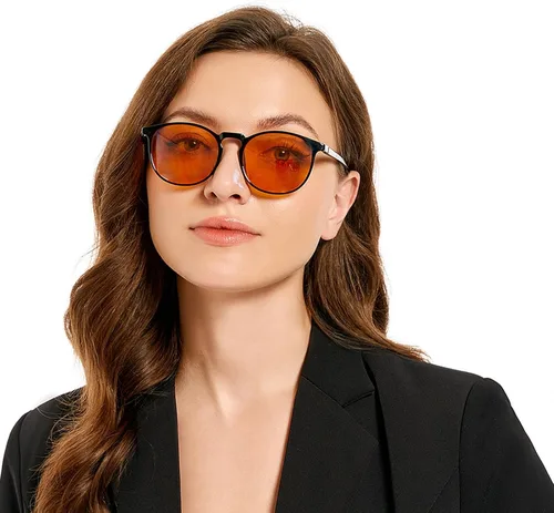 Miniatura 4 de JW MARRIOTT Lentes de bloqueo de luz azul, lentes de luz azul para mujeres y hombres, lentes transparentes antiBlu-Ray