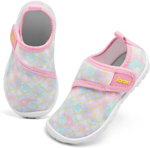 Miniatura 3 de Racqua Zapatos acuáticos para bebés y niños pequeños, de secado rápido, para natación, deportes, piscina, zapatos acuáticos para niños y niñas