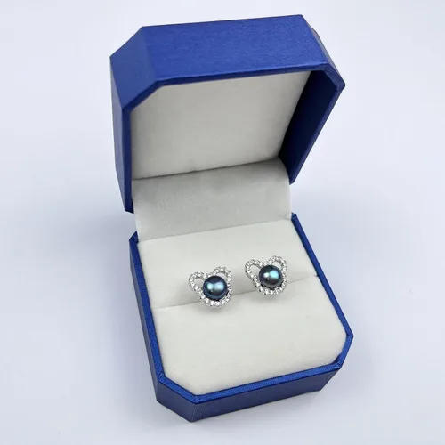 Miniatura 28 de Aretes de perlas de Mickey para mujer, plata de ley S925 y circón, perlas cultivadas de agua dulce, regalos de joyería de Mickey Mouse para mamá