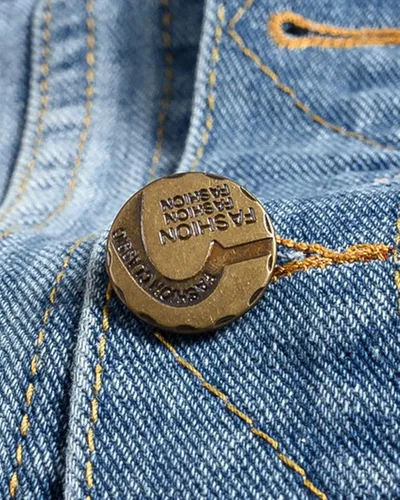 Miniatura 6 de Pishon Chaleco de mezclilla sin mangas para hombre casual ajustado rasgado clásico con botones
