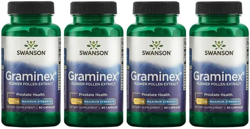 Miniatura 10 de Swanson Graminex Extracto de polen de flores, suplemento de salud masculina para apoyar la salud de próstata, riñón, vejiga y tracto urinario* - Sin