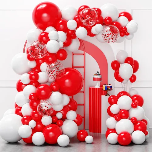 Miniatura 18 de Kit de arco de globos azules y plateados, 129 globos azul marino metálico de diferentes tamaños para decoraciones de fiestas de cumpleaños