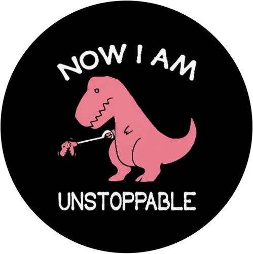 Miniatura 3 de Now I'm Unstoppable - Funny TRex T-Rex PopSockets intercambiables PopGrip