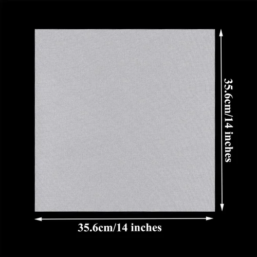 Miniatura 7 de Paquete de 9 hojas de deshidratador de alimentos reutilizables de teflón Dupont para Excalibur 2500, 2900, 3500, 3900 o 3926t. La hoja mide 14 x 14