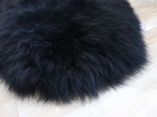 Miniatura 5 de Woolous Alfombra de piel de oveja de 4 x 6, alfombra de piel de cordero natural auténtica de Nueva Zelanda, grande, cuádruple, para decoración