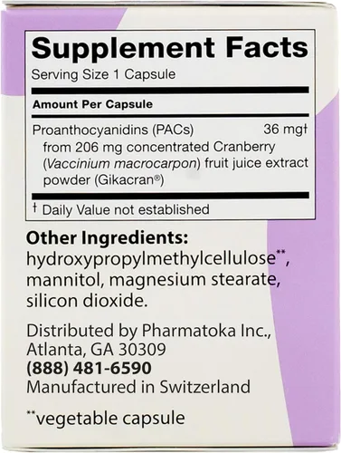 Miniatura 2 de ellura 36 mg de PAC solubles y bioactivos respaldados clínicamente – Extracto de jugo de fruta de arándano 100% concentrado, para la salud