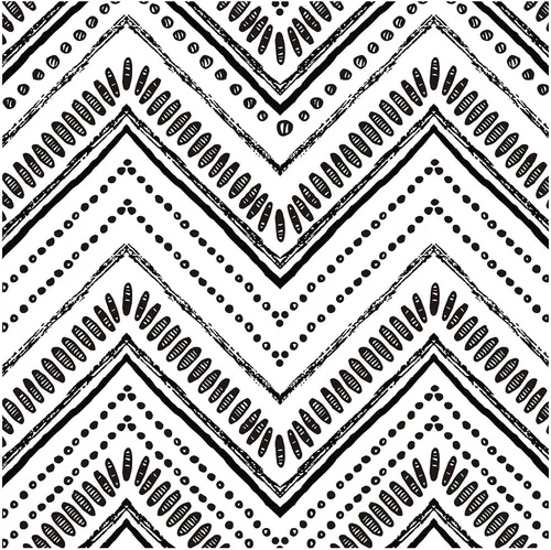 HAOKHOME Papel tapiz con textura geométrica bohemia en blanco y negro, moderno, para decoración de baño, 17.7 pulgadas x 9.8 pies