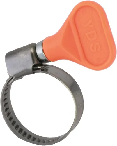 Miniatura 16 de YDS Abrazadera de manguera W2 de acero inoxidable, llave de giro, 0.315-0.472 in (5/16" a 1/2") diámetro ranger, 0.354 in ancho de banda