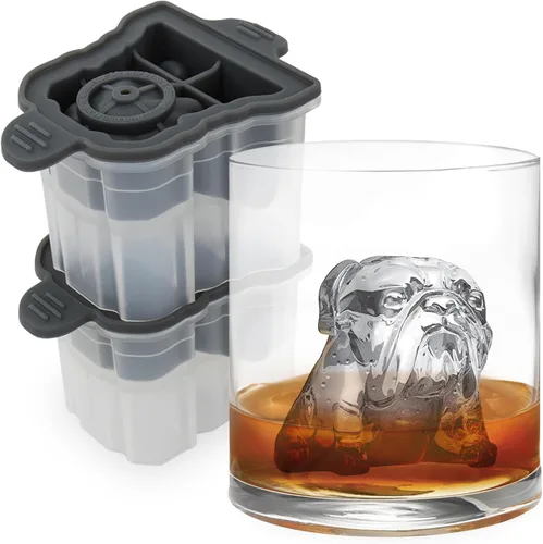 Miniatura 15 de Tovolo Moldes de hielo en forma de rosa, juego de 2 – Gran regalo romántico de moldes de hielo – Molde de hielo único para enfriar bebidas