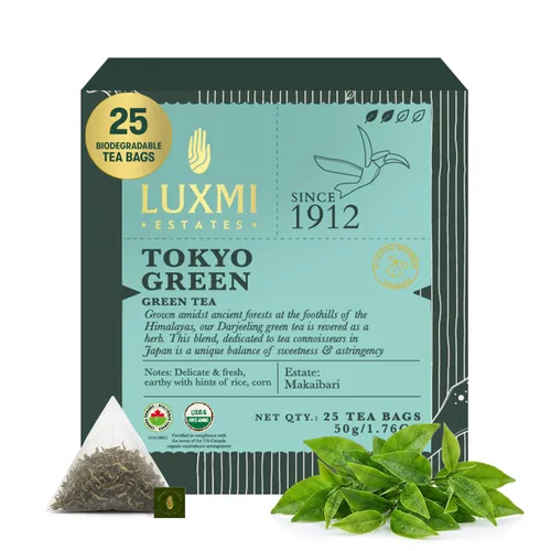 Miniatura 10 de LUXMI Estates - Té verde Sencha japonés - 50g (25 tazas) Té auténtico Sencha japonés de First Leaves Té premium suave, rico y refrescante