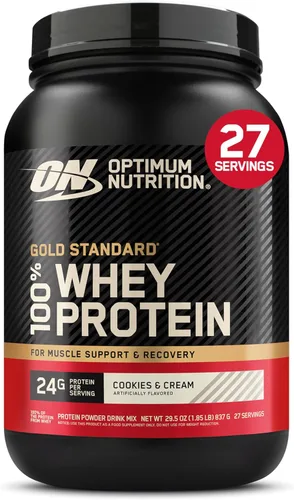 Miniatura 63 de Optimum Nutrition Estándar dorado 100% Proteína de Suero de Leche en Polvo, Pie de lima, 1.8 Libra