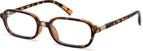 Miniatura 12 de NULOOQ Lentes retro rectangulares con luz azul para mujeres y hombres, pequeños anteojos cuadrados con marco vintage