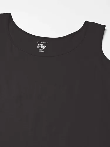 Miniatura 7 de JUST MY SIZE Camiseta sin mangas de algodón para mujer, talla extra grande