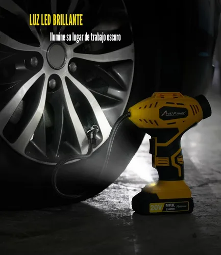 Miniatura 6 de AVID POWER - Compresor de aire inflador de neumáticos portátil, bomba de neumáticos de coche inalámbrica de 20 V con batería recargable alimentada