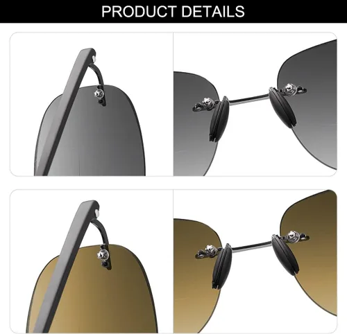 Miniatura 5 de YIMI 2 pares de lentes de lectura bifocales con luz azul, protección UV400, lentes de sol deportivos de doble uso para hombres y mujeres