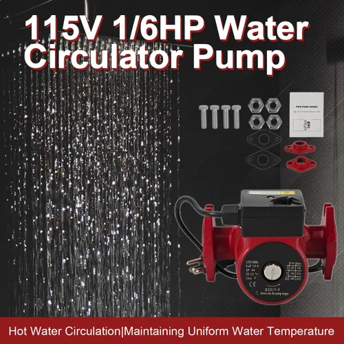 Miniatura 2 de UPS26-99FC 115V 1/6HP Bomba de caldera de bomba de circulación de agua para calefacción radiante, calentamiento hidrónico, calefacción de bobina