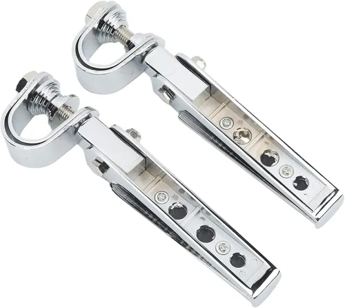 Miniatura 6 de Estriberas Abrazadera en U, mini estriberas para bicicleta, protector de motor, reposapiés para motocicleta, bicicleta de calle con barra de choque