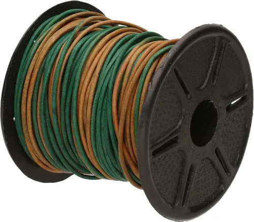Miniatura 109 de The Beadsmith Cordón de cuero – Negro – Bobina de 0.039 in – 5 yardas/14.8 ft – Tanga de cuero indio ideal para trenzar, cuentas, collares, cordones