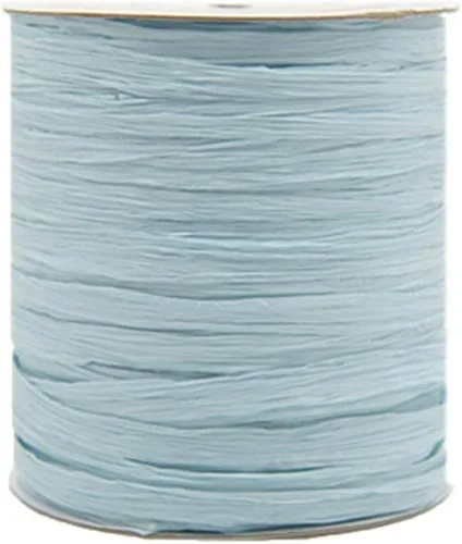 Miniatura 12 de 250 Metros/273 Yardas Raffia Ribbon Hilo de Raffia Hilo de ganchillo Azul Bolsa de ganchillo Hilo de paja Hilo de paja Hilo de rafia natural