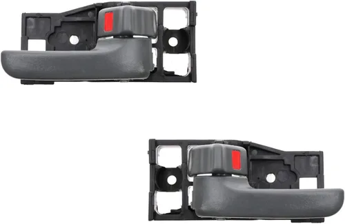 Miniatura 27 de TRQ Juego de 2 manijas de puerta interior trasera cromada y cachemira para Chevy GMC