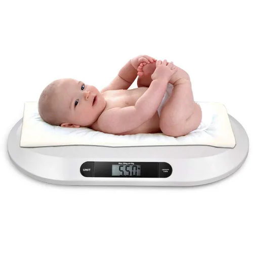 Miniatura 5 de Báscula electrónica digital para bebés de 44.1 lbs/44 libras, medición de peso para bebé/bebé/mascota con precisión, precisión de 0.35 onzas