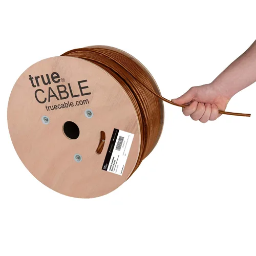 Miniatura 15 de TRUE CABLE Cable Cat6A para Enterramiento Directo, Blindado FTP, 500 pies, Impermeable, Clasificado para Exteriores CMX, Negro, 23AWG Cobre Puro