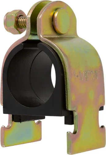 Miniatura 3 de Abrazadera de amortiguador de goma de 1 pulgada NOM (1-1/8 pulgadas de diámetro) para montar tuberías de cobre, tubo PEX, tubo CVPC a canales