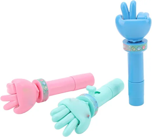 Miniatura 3 de Juguete de tijeras de papel de roca, 3 piezas, juego de adivinanzas de dedos, cambio de mano, tijeras de papel de roca, juego de entretenimiento