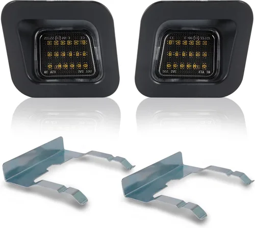 Miniatura 7 de Bestview Luz LED para placa de matrícula con retenedor de clip, conjunto de luces de etiqueta compatible con Dodge Ram 1500 2500 3500 2003-2018