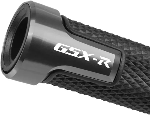 Miniatura 4 de 7/8 '' 0.866 in motocicleta CNC aluminio Powersports manillar Grips con extremos de agarre para Suzuki GSXR 125 250 300 600 750 1000 1300 titanio