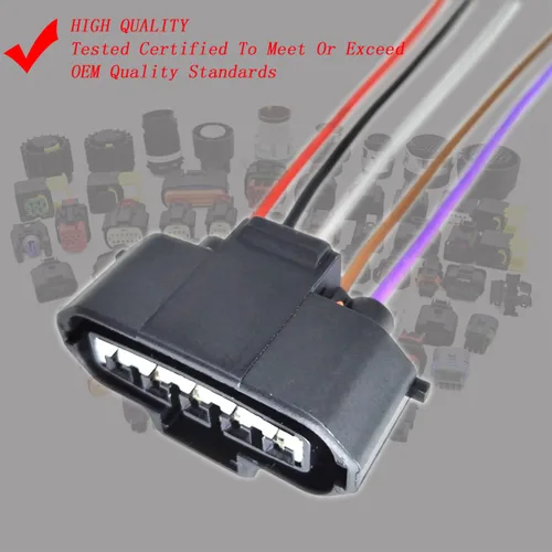 Miniatura 6 de Nuevo Sensor Medidor de Flujo de Aire MAF Compatible con Mazda 2 3 323 5 6 626 B 197400-2010 (Arnés de Conector de Enchufe)