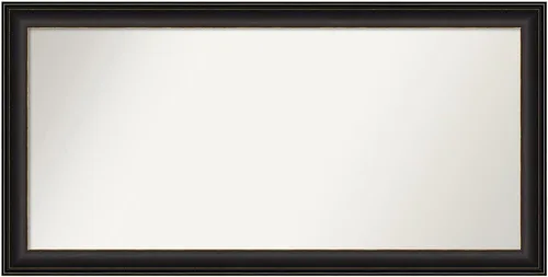 Miniatura 66 de Amanti Art Espejo de baño de bronce para sobre el fregadero, 24 x 24 pulgadas, espejo cuadrado de bronce Lara para tocador, marco de madera