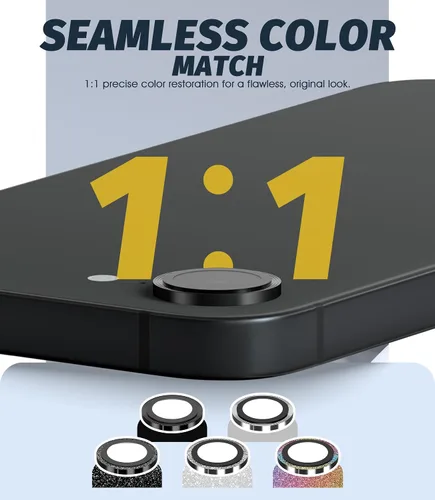 Miniatura 7 de Orzero Protector de lente de cámara compatible con Samsung Galaxy S25, bandeja de instalación de un solo paso, cubierta de vidrio con anillo