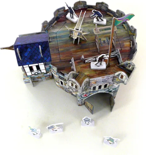 Miniatura 3 de Clever Paper Torre redonda con figuras
