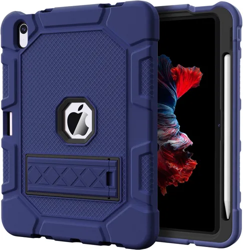 Miniatura 12 de Azzsy Funda para iPad 10.ª generación de 10.9 pulgadas, 2022, soporte integrado para lápiz Apple, funda protectora resistente a prueba de golpes