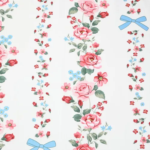 Miniatura 5 de Paquete de 10 piezas de tela de algodón con estampado floral de 18 x 22 pulgadas, cuadrados de tela acolchada precortados para coser, manualidades