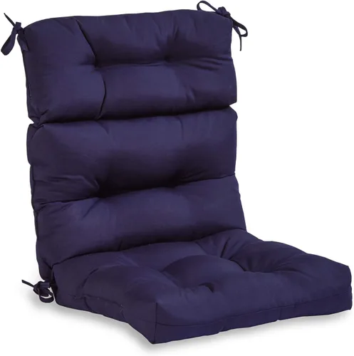 Miniatura 8 de South Pine Porch Cojín para silla de respaldo alto para exteriores, gris jaspeado