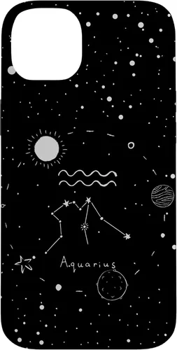 Miniatura 15 de Funda estética con signo del zodiaco celestial para iPhone 12 mini Acuarario