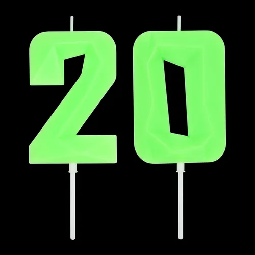 Miniatura 210 de DERVENTA Velas de cumpleaños con números grandes, 3D, color rosa, 3.7 pulgadas, decoración para tartas de fiesta, 1 pieza (número 3 rosa)