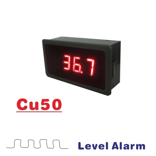 Miniatura 2 de Digital Temperature Meter Gauge LED Display for Cu50 Universal Type Thermocouple Probe Celsius Fahrenheit Thermometer 79 * 43 * 25mm(50R)