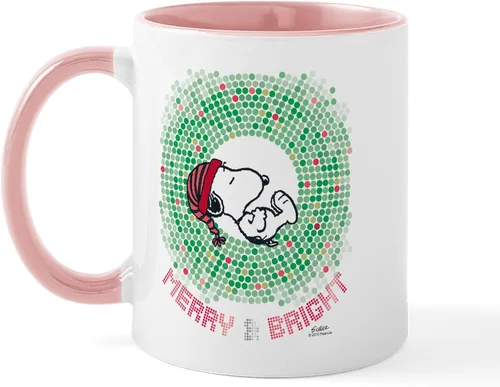 Miniatura 15 de CafePress Peanuts Gang Christmas Taza de Café de Cerámica de 11 oz (325 ml)