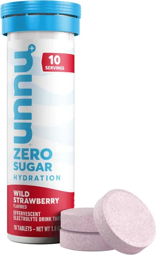 Nuun Tabletas de electrolitos de hidratación sin azúcar, sodio, potasio, cloruro, calcio, magnesio, sabores de frutas ligeros y deliciosos, sin