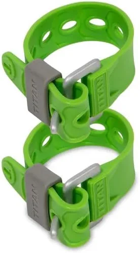 Miniatura 13 de Titan Utility Straps - Correas de tensión fáciles de usar y fiables para asegurar bicicletas y motocicletas, esquís, mangueras de jardín, Verde lima