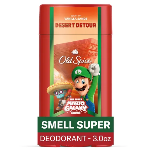 Miniatura 17 de Old Spice Desodorante sin aluminio para hombres, Old Spice x The Super Mario Galaxy Movie, frescura duradera 24/7, protección duradera contra