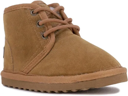 Nautica Botas para niños con piel Sherpa para nieve e invierno, botines cálidos para niños y niñas (niños grandes, niños pequeños, niños pequeños)